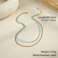 Azure Double Layer Necklace