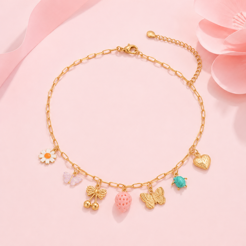 Berry Garden Charm Necklace