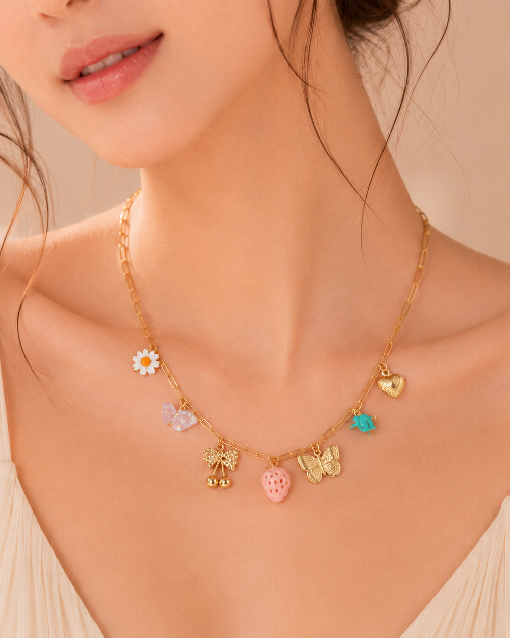 Berry Garden Charm Necklace