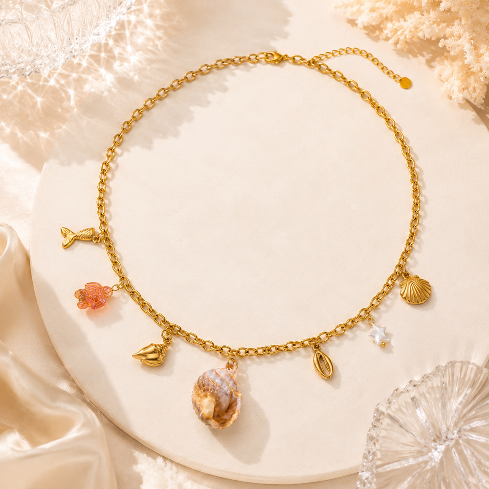 Ocean Dreams Charm Necklace