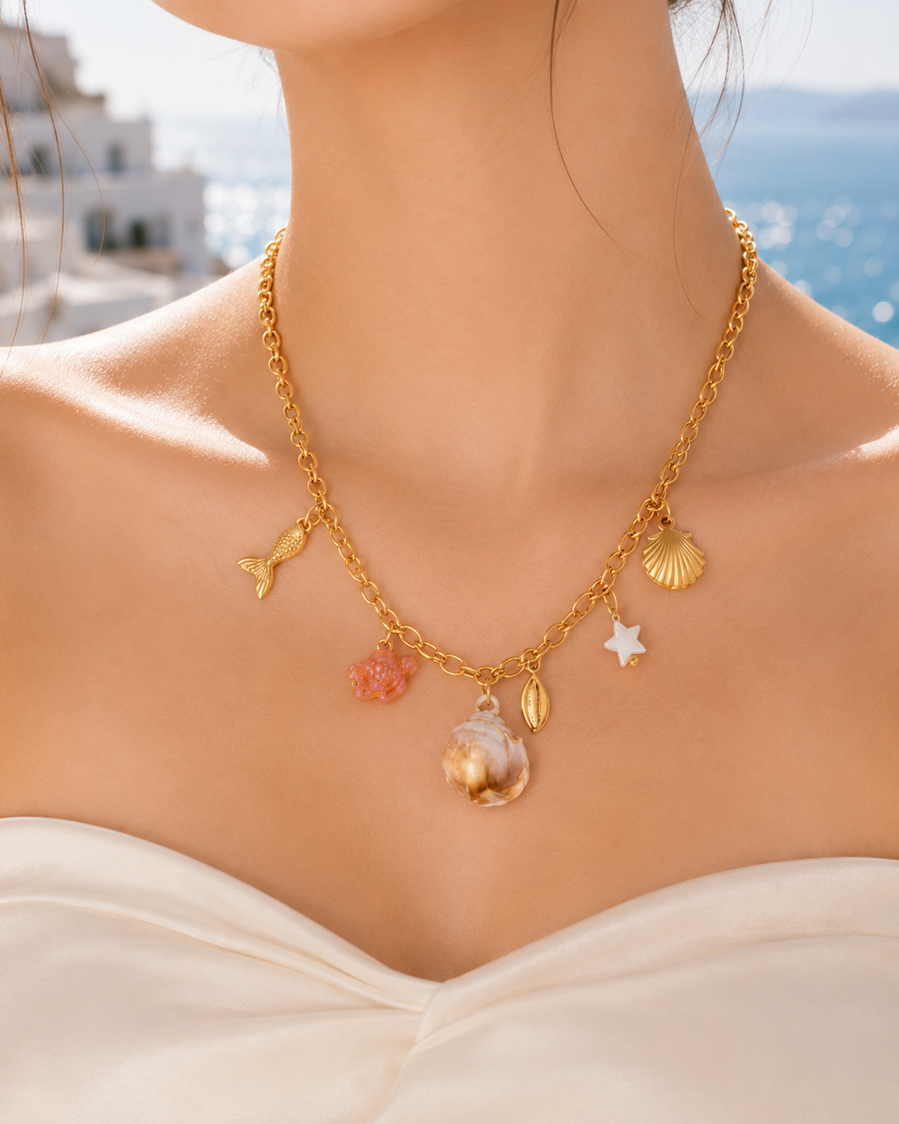 Ocean Dreams Charm Necklace