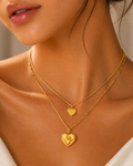 Vintage Heart Layer Necklace