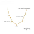 Celestial Sparkle Station Necklace