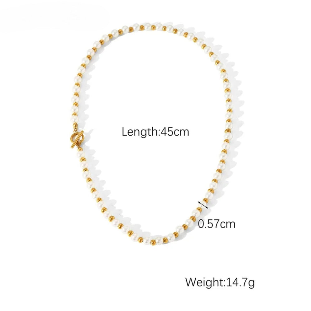 Lumière Pearl Beaded Necklace