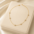 Crystal Bezel Necklace
