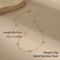 Crystal Bezel Necklace