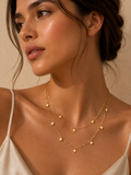 Golden Star Layer Necklace