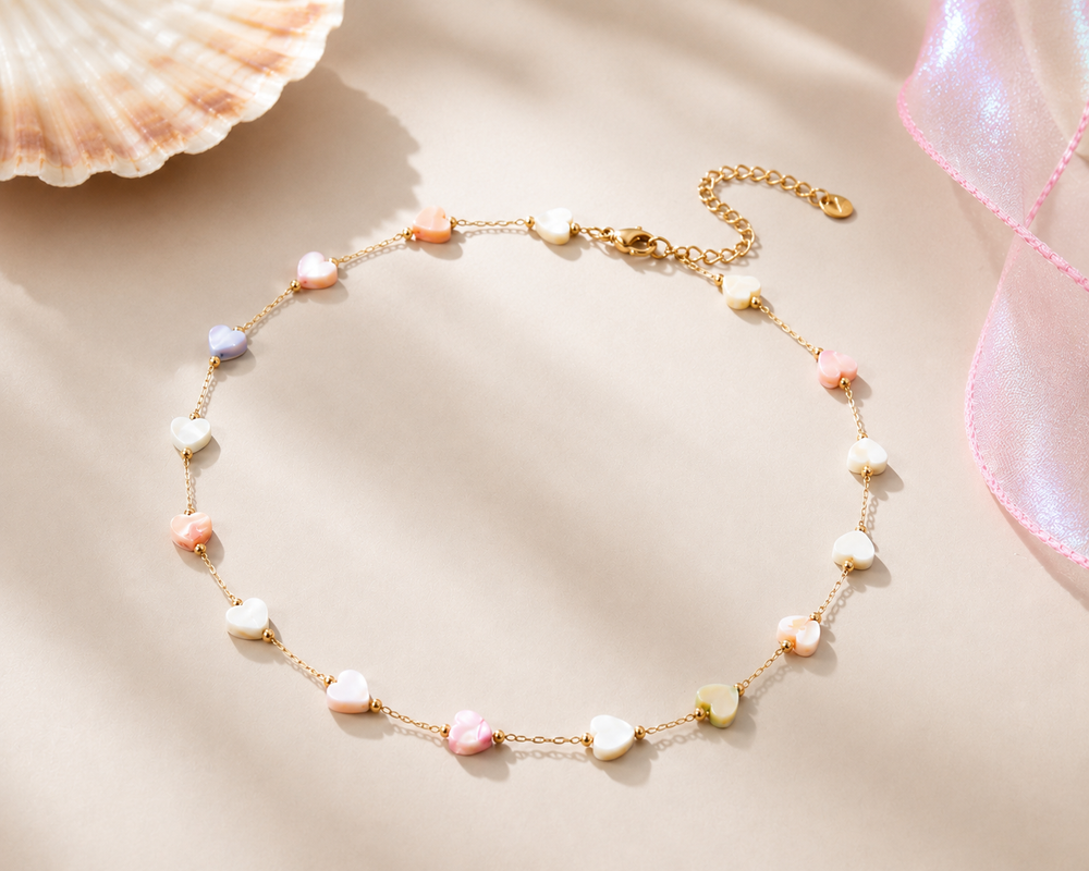 Pastel Heart Necklace