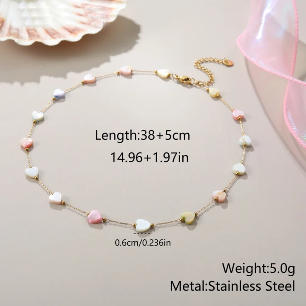 Pastel Heart Necklace