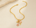 Tropical Blossom Charm Necklace