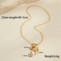 Tropical Blossom Charm Necklace