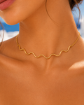 Sculpted Wave Choker