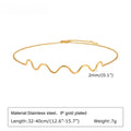 Sculpted Wave Choker