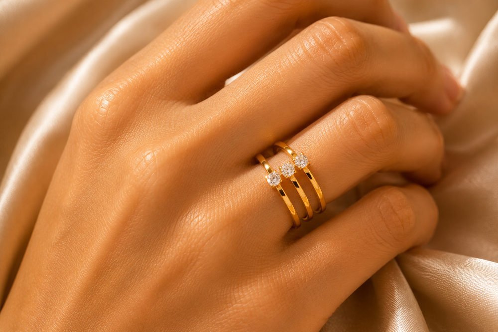 Celestial Quad Diamond Ring