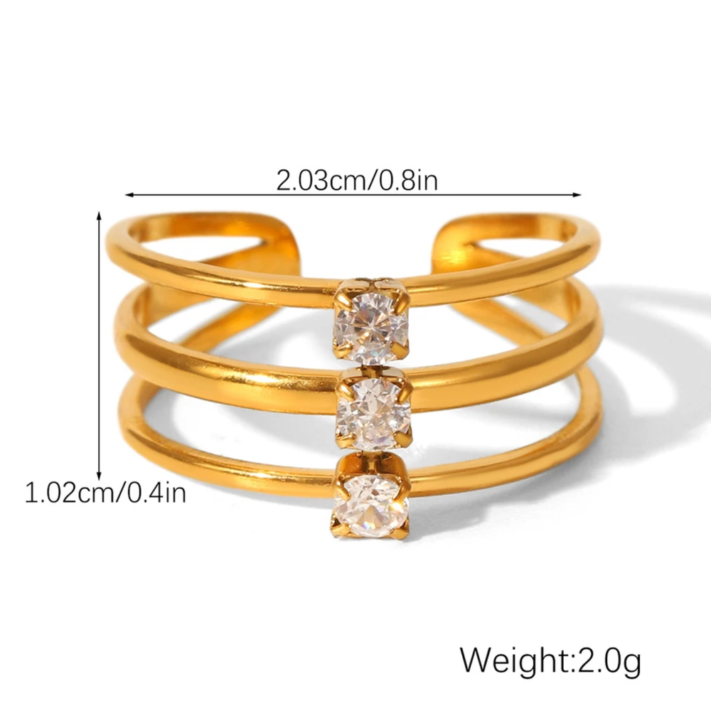Celestial Quad Diamond Ring