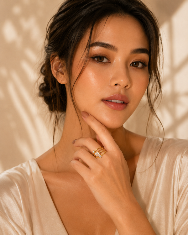 Trinity Crystal Ring