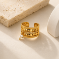 Pearl Lattice Ring