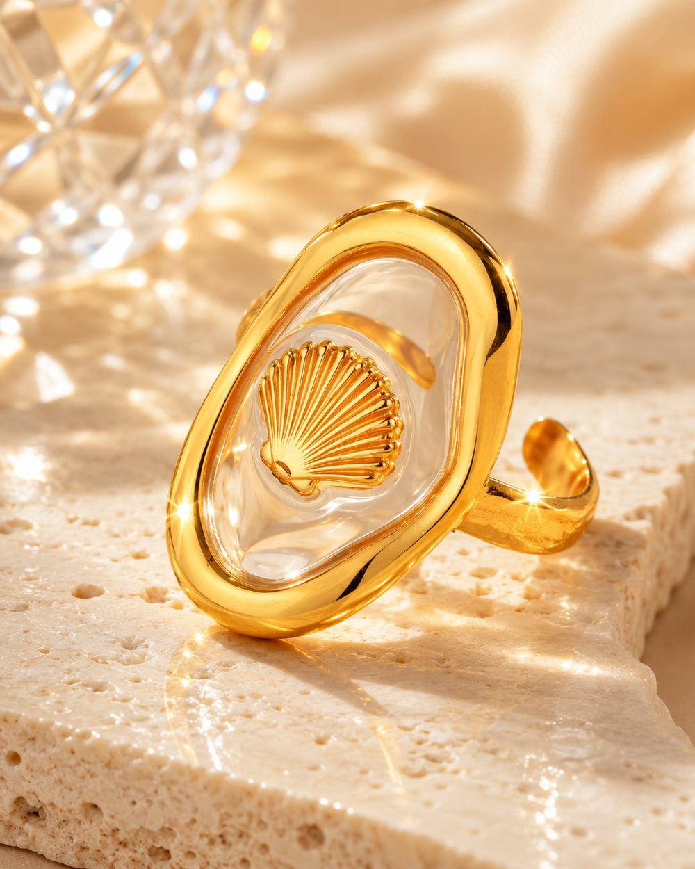 Seashell Heritage Ring