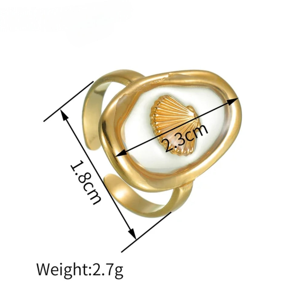 Seashell Heritage Ring