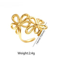 Golden Blossom Ring