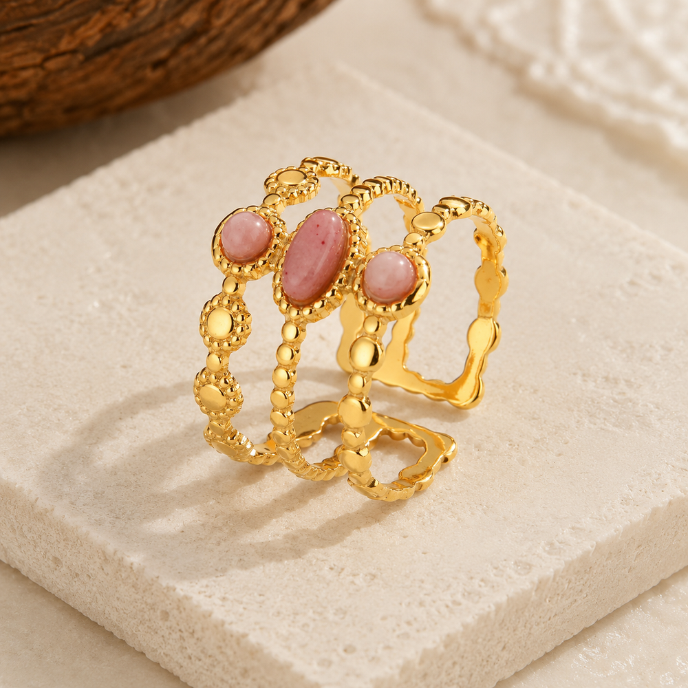 Rose Quartz Royale Ring