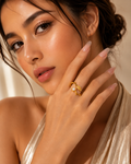 Pearl Leaf Harmony Ring