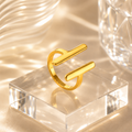 Élan Double Bar Ring