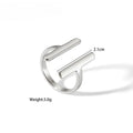 Élan Double Bar Ring