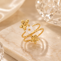 Luna Bar Open Ring (Silver)