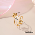 Luna Bar Open Ring (Silver)