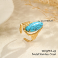 Golden Blossom Open Ring