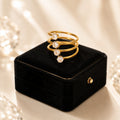 Celeste Crystal Wrap Ring
